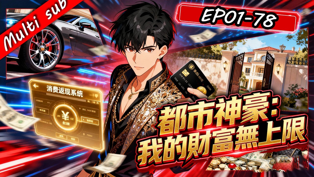 2026最新連載⚡都市神豪：我的財富無上限 1-78 ⚔️重生18歲，我綁定「消費返現系統」！花錢越狠賺得越瘋，豪車豪宅全收，直到系統開始失控…我才發現這不是一場普通爽局！