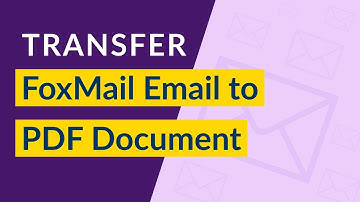 How to Convert FoxMail Email to PDF Document ? | Export FoxMail to PDF Adobe with FoxMail Converter