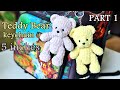 How To Crochet Small Teddy Bear Part 1 Teddy Bear Keychain Video Tutorial 