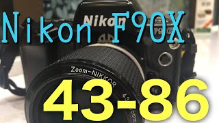 ニコンF90Xに、ZOOM NIKKOR 43-86を付けて写真撮りました😊　 #Nikon #オールドレンズ #フイルムカメラ #モノクロ写真