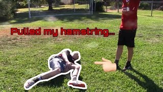 i pulled my hamstring...