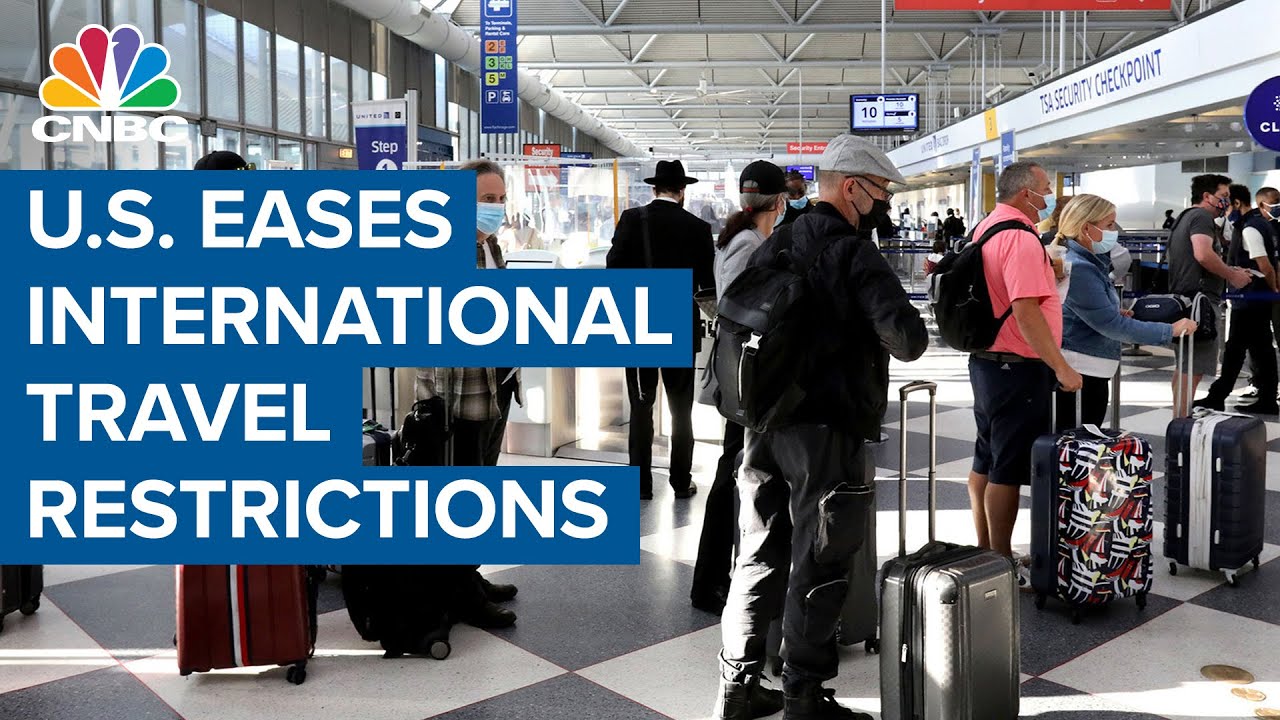 U.S. eases international Covid travel restrictions ahead of holidays