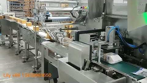 切片面包枕包扎口机Sliced bread packing line, packaging machine, flow pack machine, flow wrapper, flow wrap ma