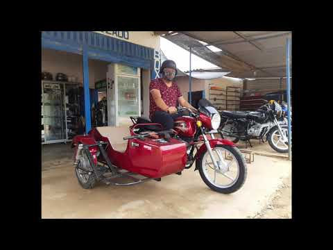 Video: La Motocicleta Custom Indian X Traeger Cuenta Con Un Sidecar Con Parrilla Para Barbacoa