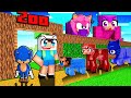 YOUTUBER ARKADAŞLARIMDAN HAYVANAT BAHÇESİ YAPTIK! 😨 Minecraft