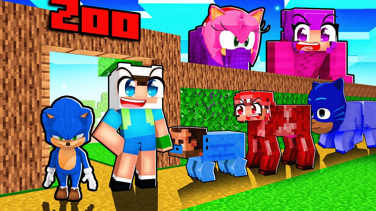 YOUTUBER ARKADAŞLARIMDAN HAYVANAT BAHÇESİ YAPTIK! 😨 Minecraft