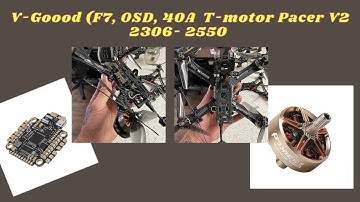 V-Good RC AIO Flight Controller (F7, OSD, 40A test with pacer motors