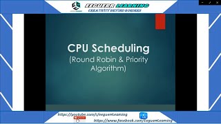 CPU SCHEDULING (ROUND ROBIN & PRIORITY ALGORITHM) with Sample Computations.