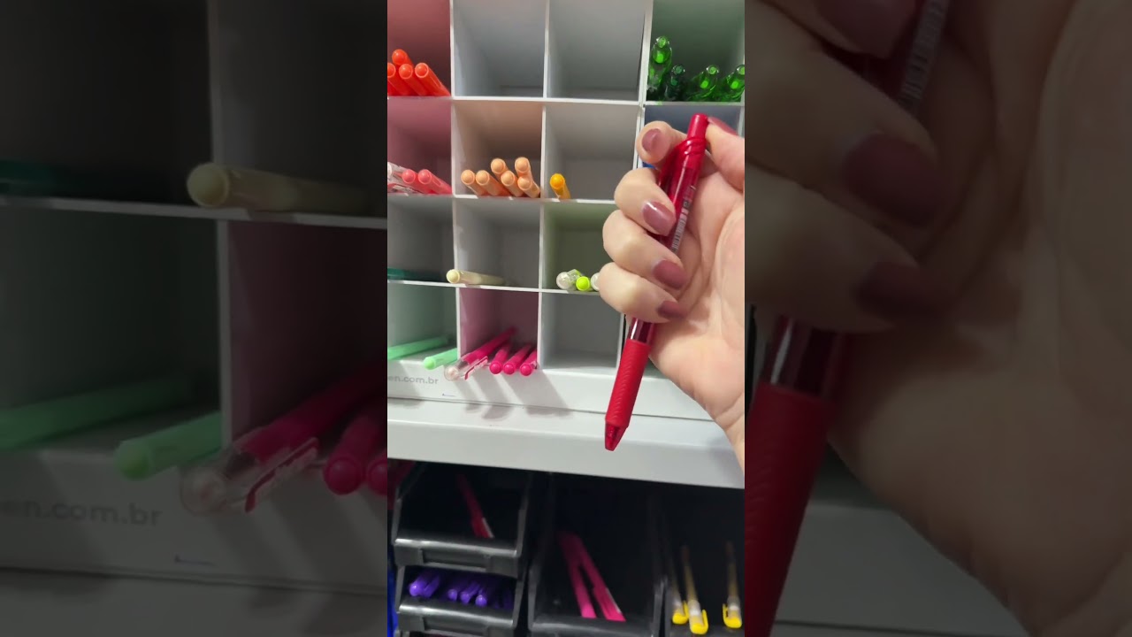 Você gosta de caneta vermelha?