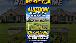 11210 Tritts St. NW, Canal Fulton, OH 44614📅 Auction Date: Friday, June 5, 2026 #auction