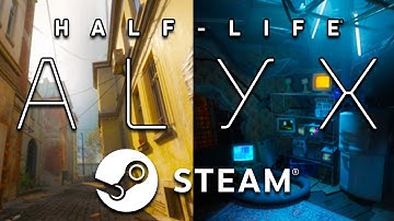Half-Life: Alyx Steam Home Environments Oculus Quest Using Virtual Desktop
