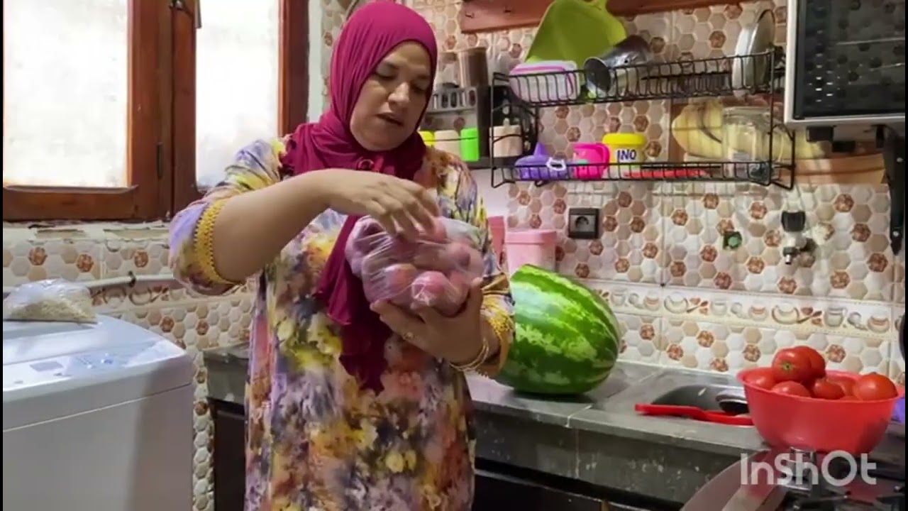 راني جيت من سفر 🥰شاركت معكوم غدوتي 🥗🍉 متواضع 