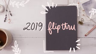My 2019 Bullet Journal Flip Through