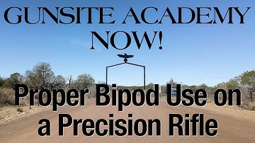 Proper Bipod Use on a Precision Rifle