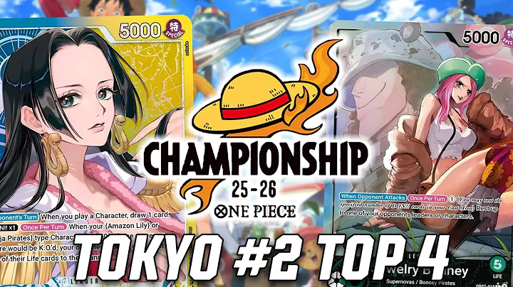 [OP14] OP07 Bonney (@FudelioTCG) vs. OP14 Boa || Tokyo #2 Top 4 One Piece Trading Card Game