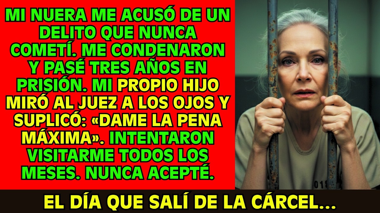 Mi nuera conspiró contra mí, mi hijo me dio la espalda en el tribunal… El día que salí de prisión…