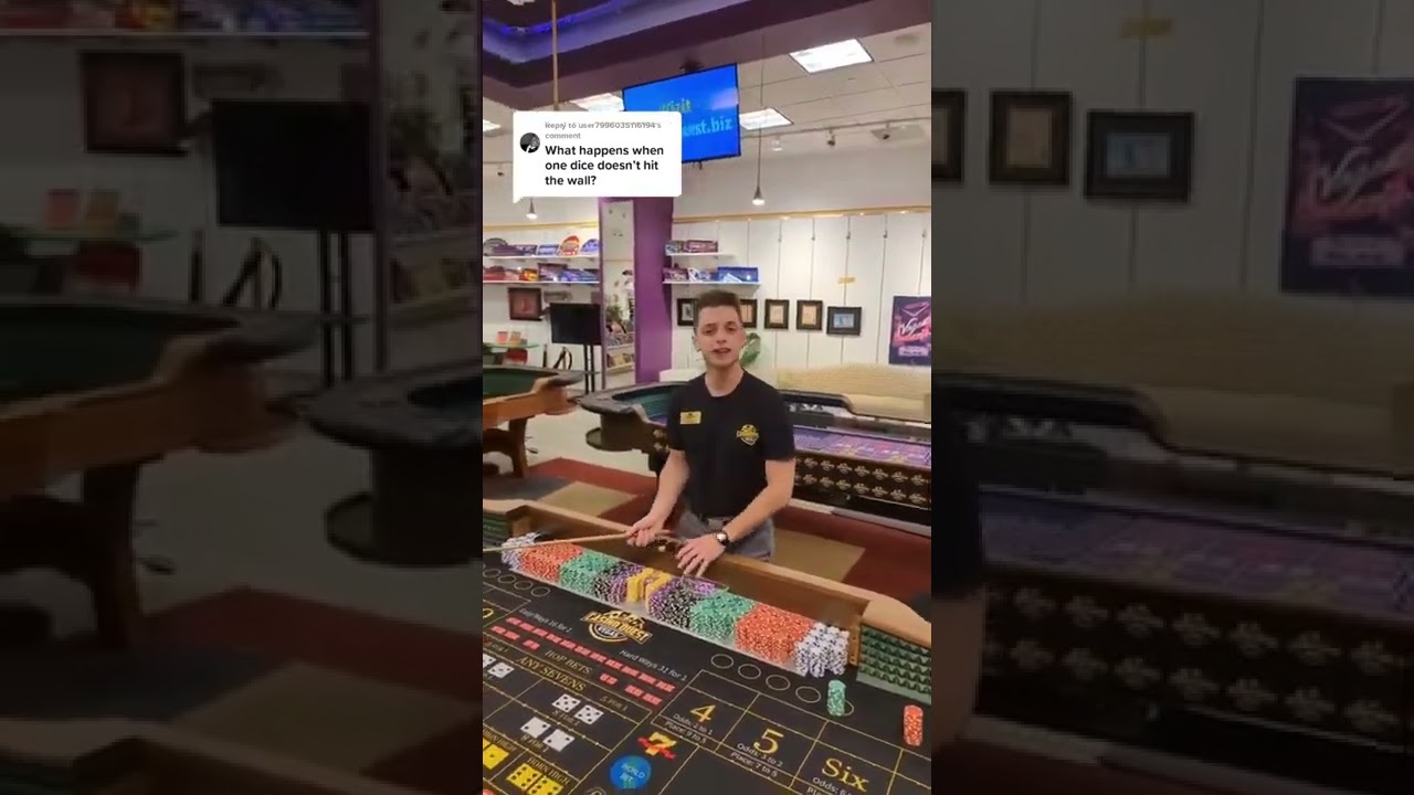 What if the dice don't hit the back wall? craps casino YouTube