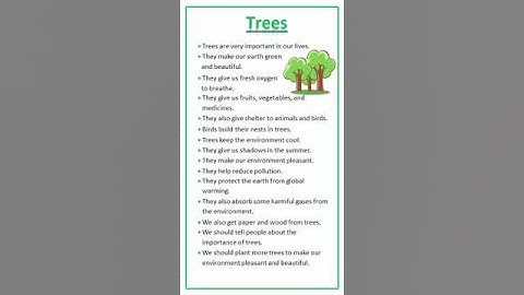 Essay on Trees #essaywriting #essay #englishessay #youtubeshorts #shorts #easytolearn &write