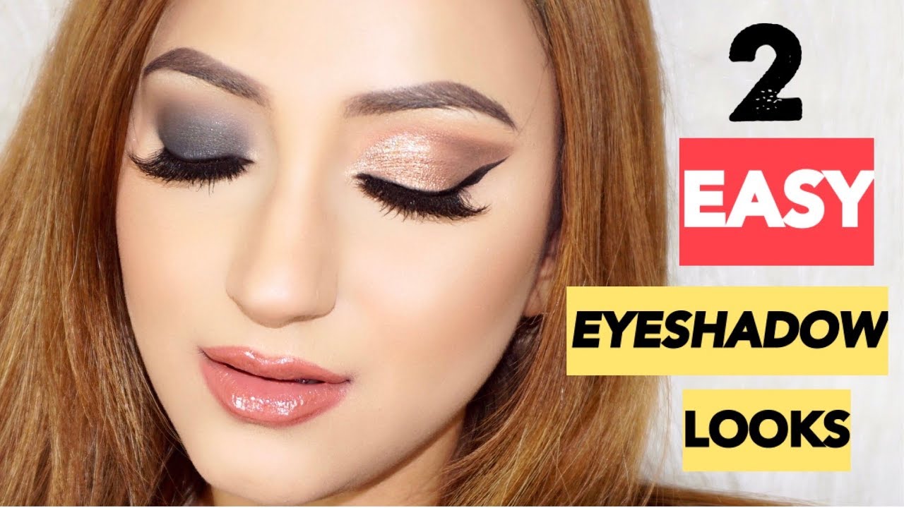 2 EYESHADOW LOOKS USING DRUGSTORE PRODUCTS | Aishwarya Kaushal