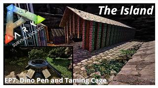 Large Dino Pen and Taming Cage