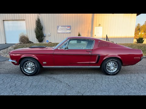 1968 1/2 Ford Mustang R Code 428 Cobra Jet 4 Speed 4.30 Tasca Ford Car Original Paint!!