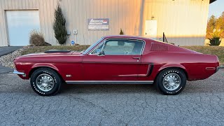 1968 1/2 Ford Mustang R Code 428 Cobra Jet 4 Speed 4.30 Tasca Ford Car Original Paint!!