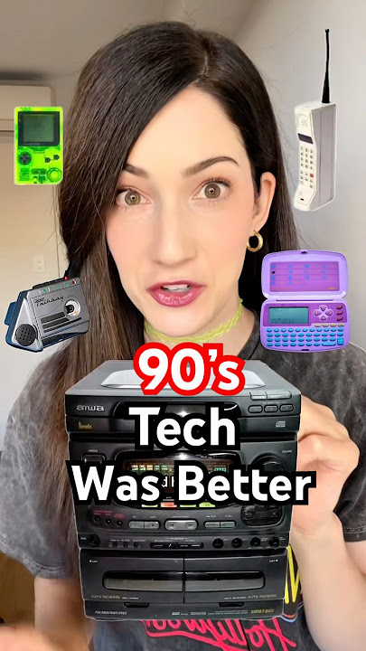 90’s Tech Was Better than Today’s Tech    #90s #90skids #nostalgia #nostalgic