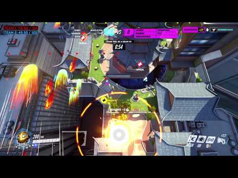 Overwatch Workshop:  Bullet Hell Team vs Team Battle Mode