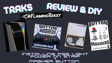 PS5 Light Decal Upgrade + Button Masher  DIY