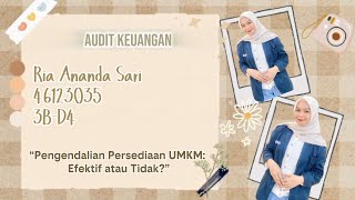 TUGAS MINI RISET (AUDIT KEUANGAN) - RIA ANANDA SARI (46123035)
