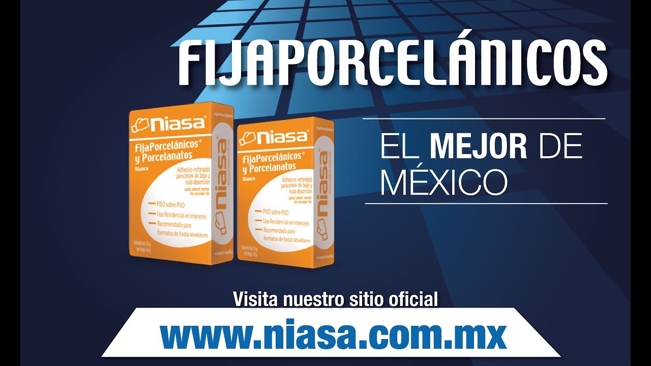 Adhesivo para porcelanato NIASA adhesivos para porcelanato