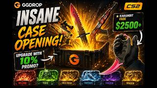 Risking Everything For The Ultimate Red Inventory! Upgrade with 10% promo? - GGDROP OPENING CASE