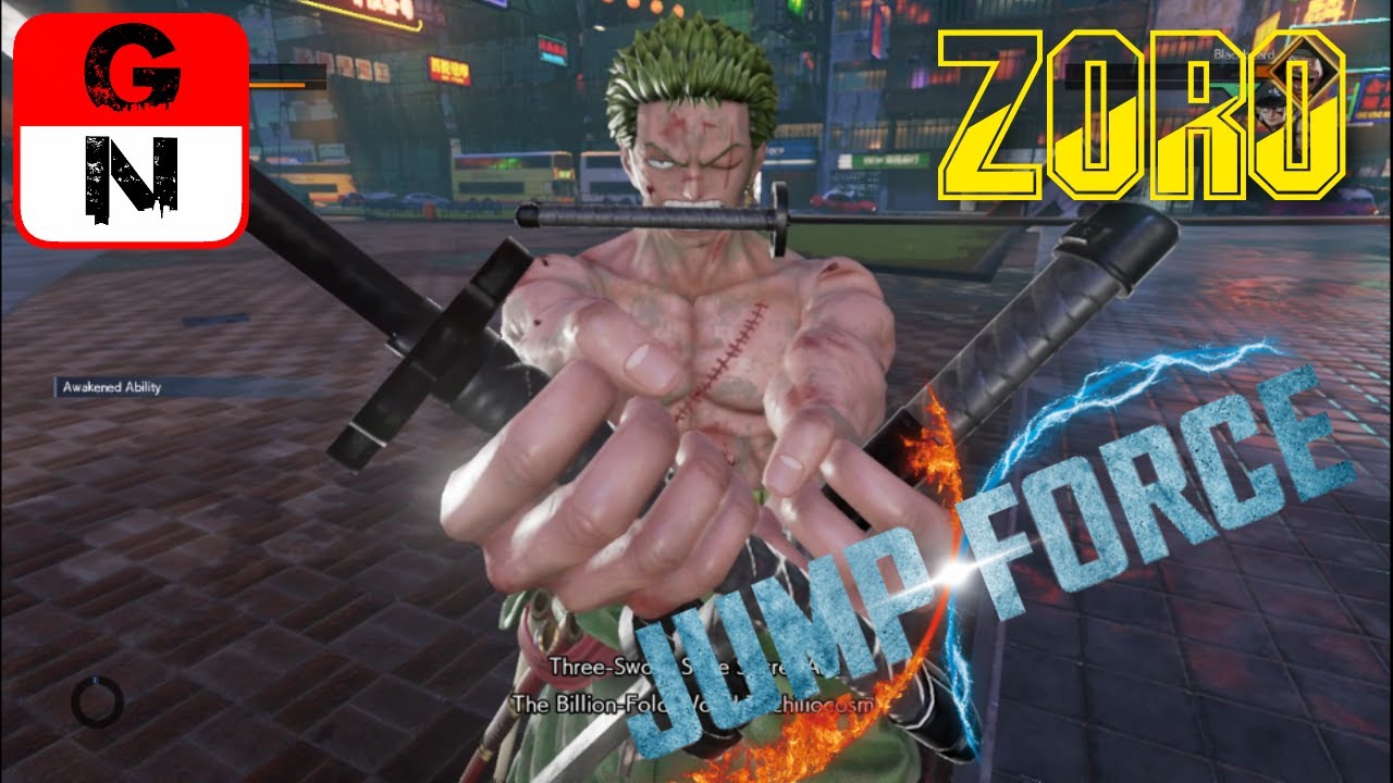Zoro jump force gameplay YouTube