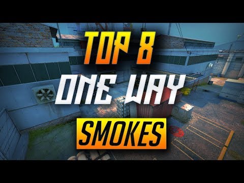 CACHE TOP 8 ONE WAY SMOKES - CS:GO (2018)