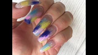 Polygel nails using dual forms