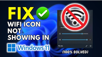 Fix Wifi Icon Not Showing In Windows 11 | Missing Wi-Fi Option (100% Solved)