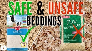 SAFE & UNSAFE hamster beddings + alternatives!