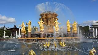 Фонтаны на ВДНХ - Fountains of VDNKh ( Moscow Fairgrounds )