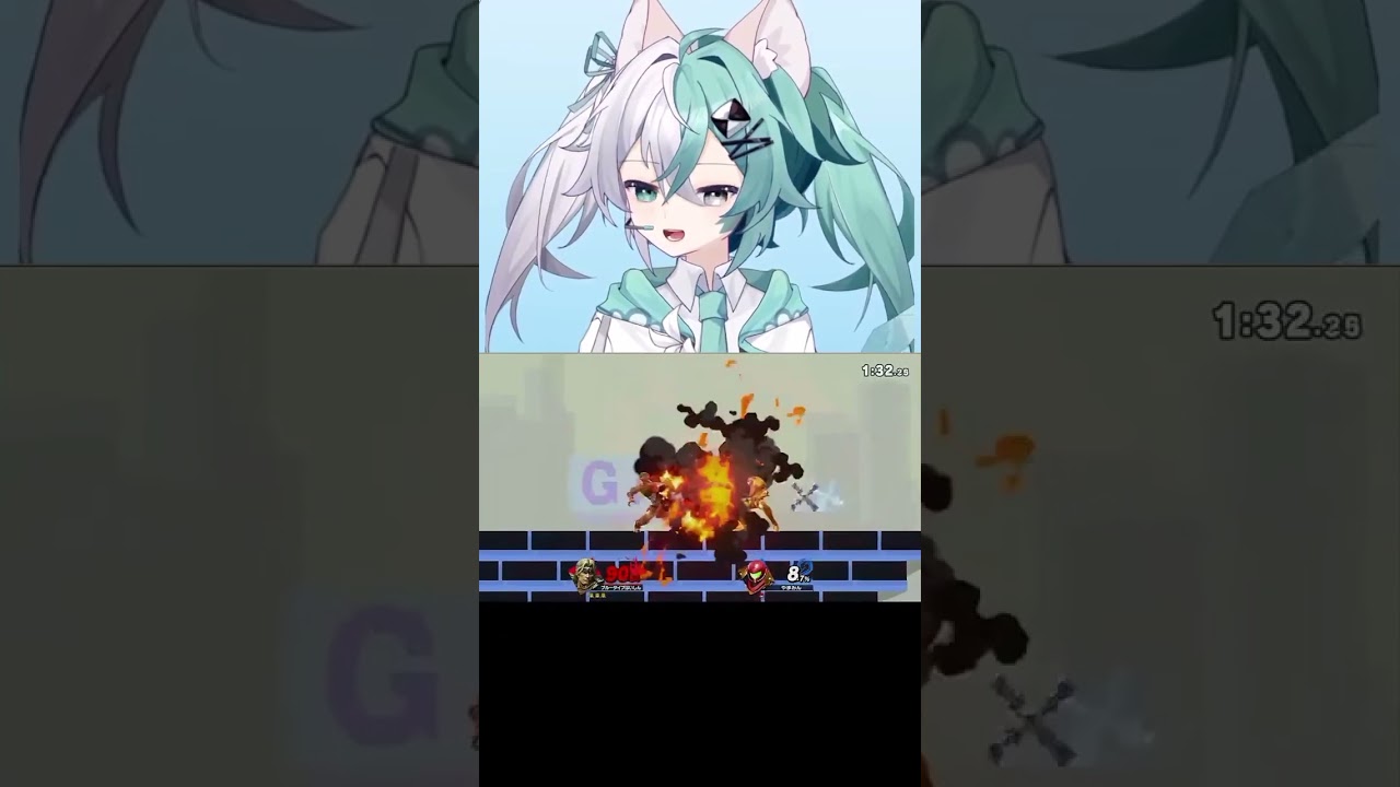 バ美肉おじさんのスマブラSP対戦動画 #Shorts 【スマブラSP】【vtuber】 #short #shortvideo