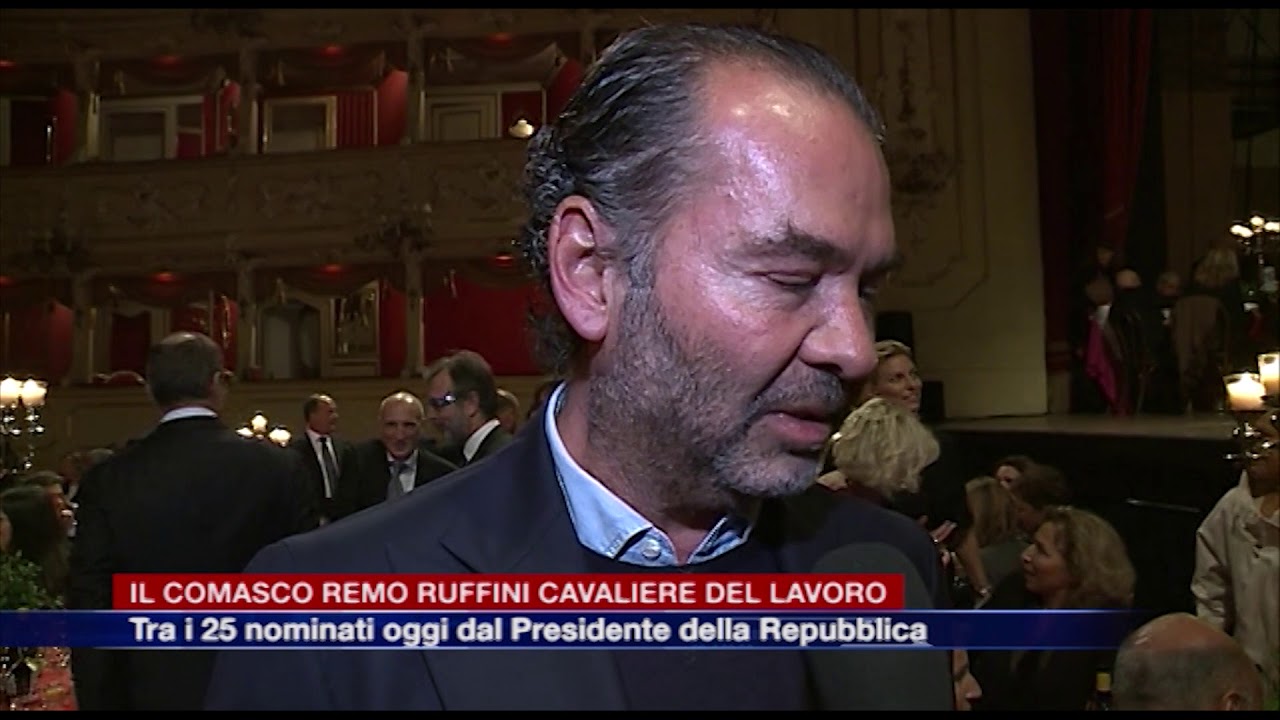 Etg - Il comasco Remo Ruffini nominato cavaliere del lavoro dal ...
