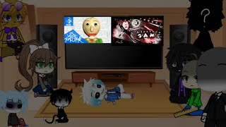 Fandom part 2 react to baldi and ??? (Gacha club)