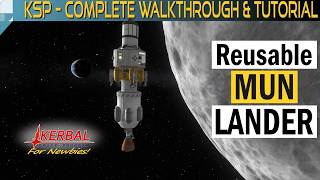 KSP - Complete Career Walkthrough & Tutorial | Polar Orbit of The Mun