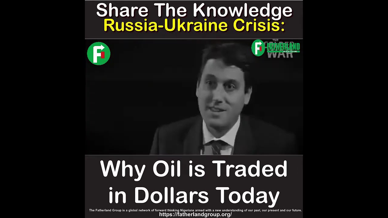 Why Oil is Traded in Dollars Today