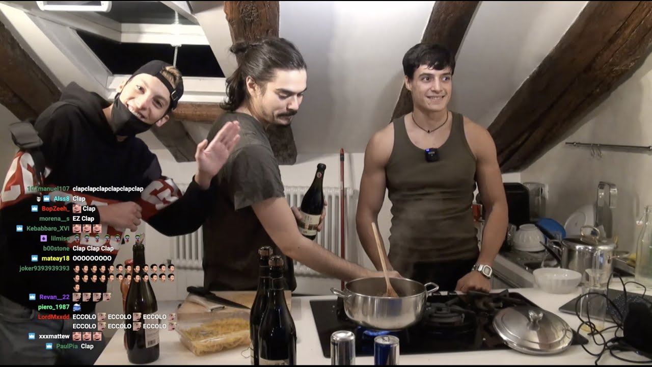 Homyatol e Martín a cena da Luis!