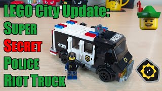 LEGO City Update - Super Secret Police Riot Truck MOC 60008 👮‍♂️👮‍♀️🚨🏹