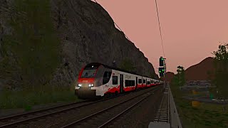 TSC | CityJetXpress 1 (6125) In der Dämmerung nach Kufstein