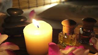 4K Relaxing SPA Meditation Session With Candles || Premium Music – 3 HOURS