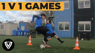 1 V 1 Games | 5 Variations | Soccer Drills | Football Exercises