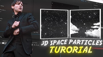 Trending 3d Space Particles Effect like ‪@fictic_editz  | After Effects