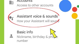 Google Assistant Voice & Sound Settings screenshot 5